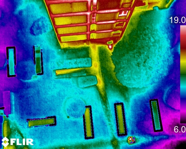 Ricerca Perdite Teleriscaldamento Condominiale attraverso Analisi Termografica con Drone