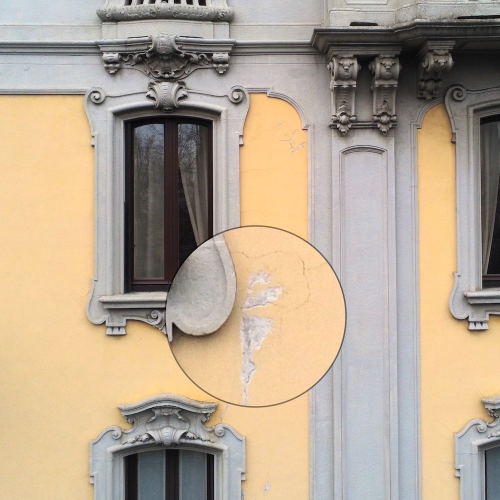 Monitoraggio tramite Drone della Facciata di un Condominio di Milano