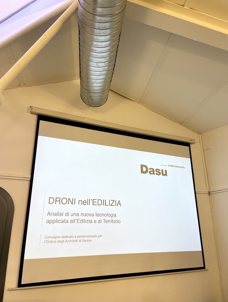 Convegno Dasù: "Droni nell'Edilizia" (Ordine Architetti di Varese, 22 Febbraio 2022)