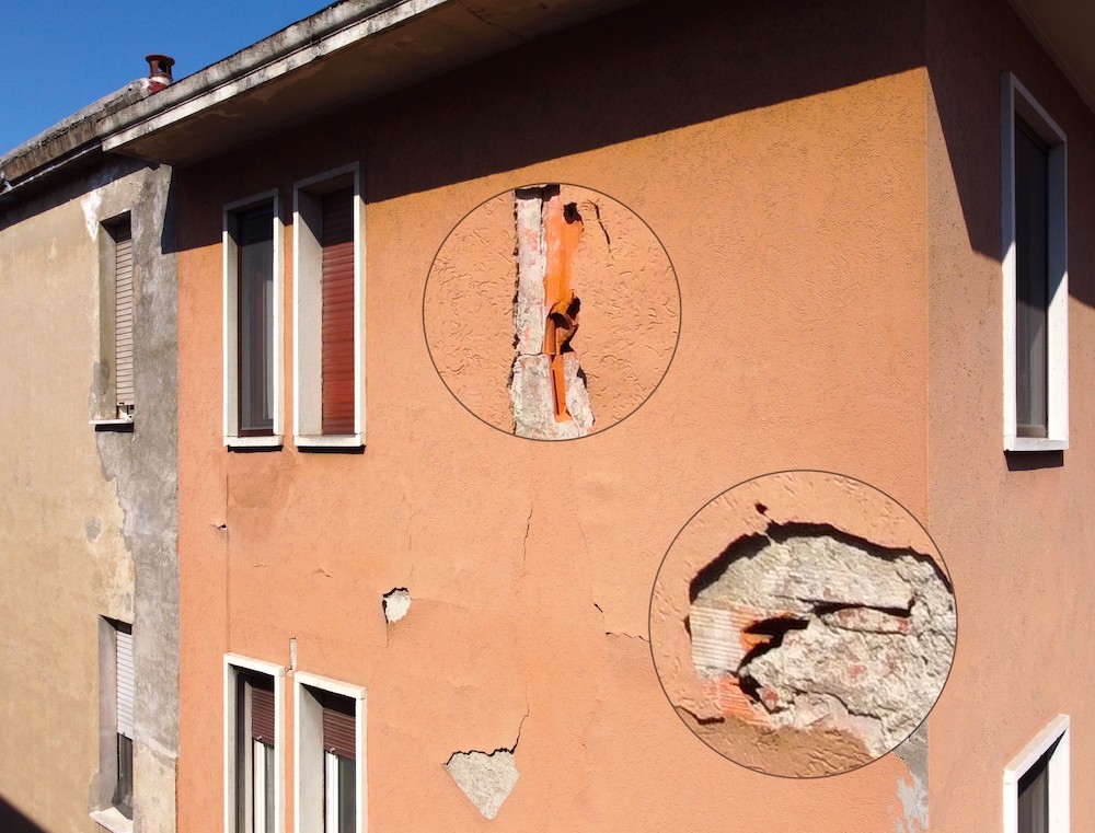 Ispezione Aerea con Drone di una Facciata Condominiale per preventivare i lavori di ristrutturazione (Milano)