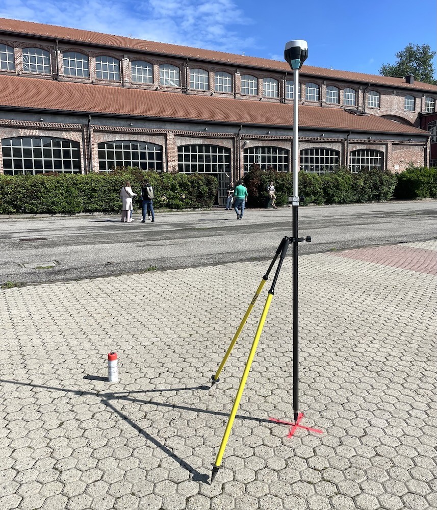Rilievo Architettonico mediante Drone e GNSS (Fabbrica del Vapore, Milano)