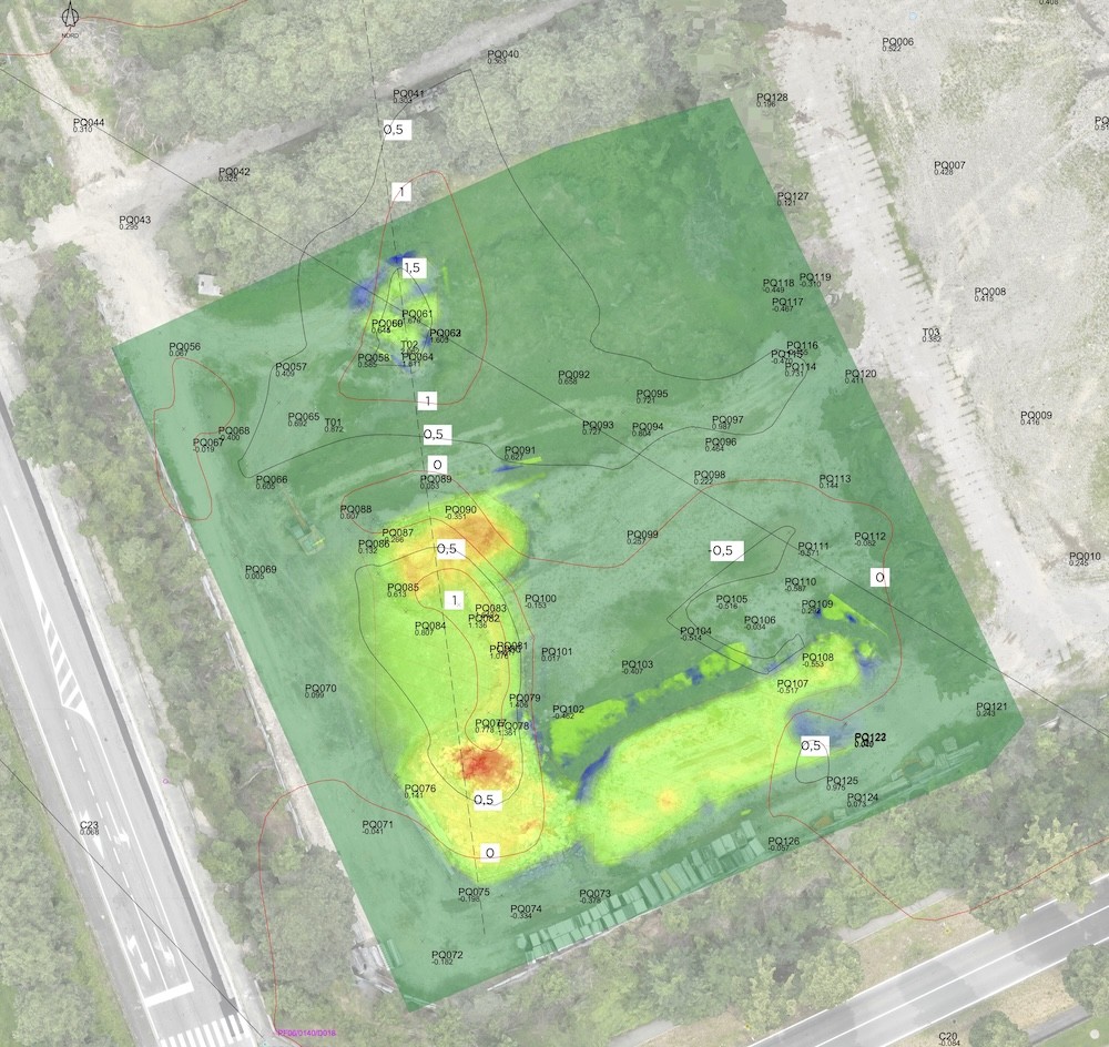 Rilievo Topografico con Drone di un terreno edificabile (Paullo - MI)