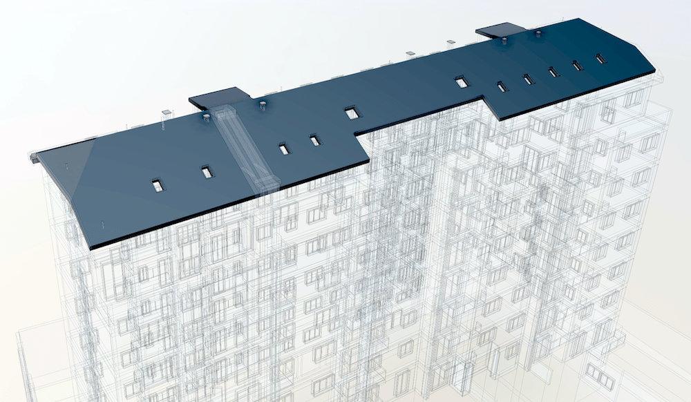 Rilievo e Modellazione BIM di un Condominio a Milano, con Drone e Laser Scanner