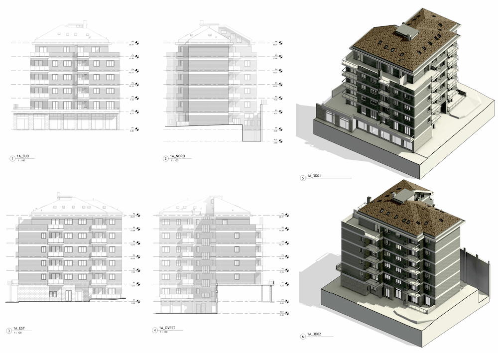 Rilievo e Modellazione BIM di un Condominio a Milano, con Drone e Laser Scanner
