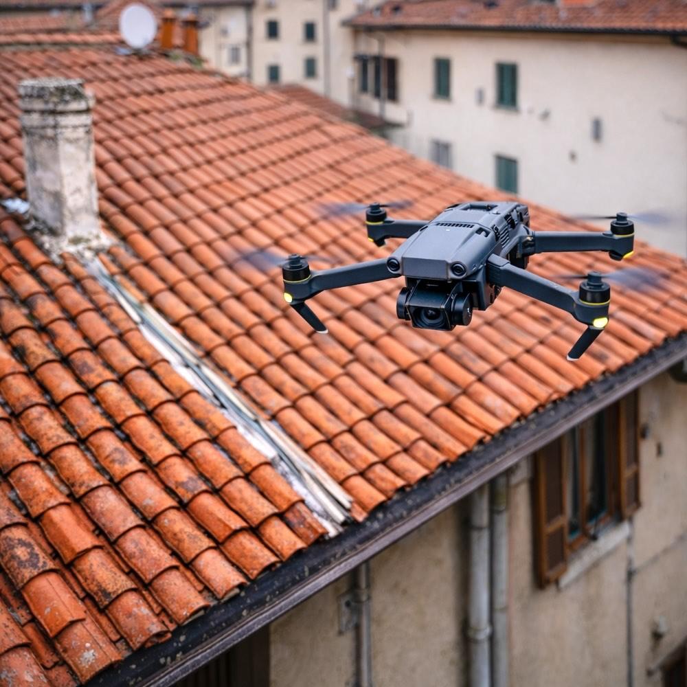 Ispezione Tegole del Condominio con Drone a Sesto San Giovanni (MI)