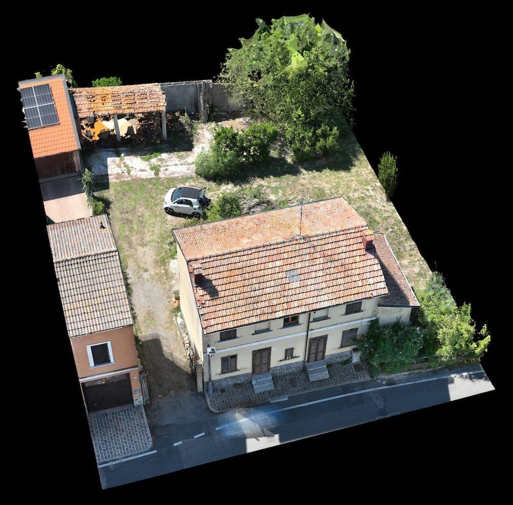 Rilievo Integrato (Drone + Laser Scanner) con Modellazione BIM a Tolcinasco (MI)