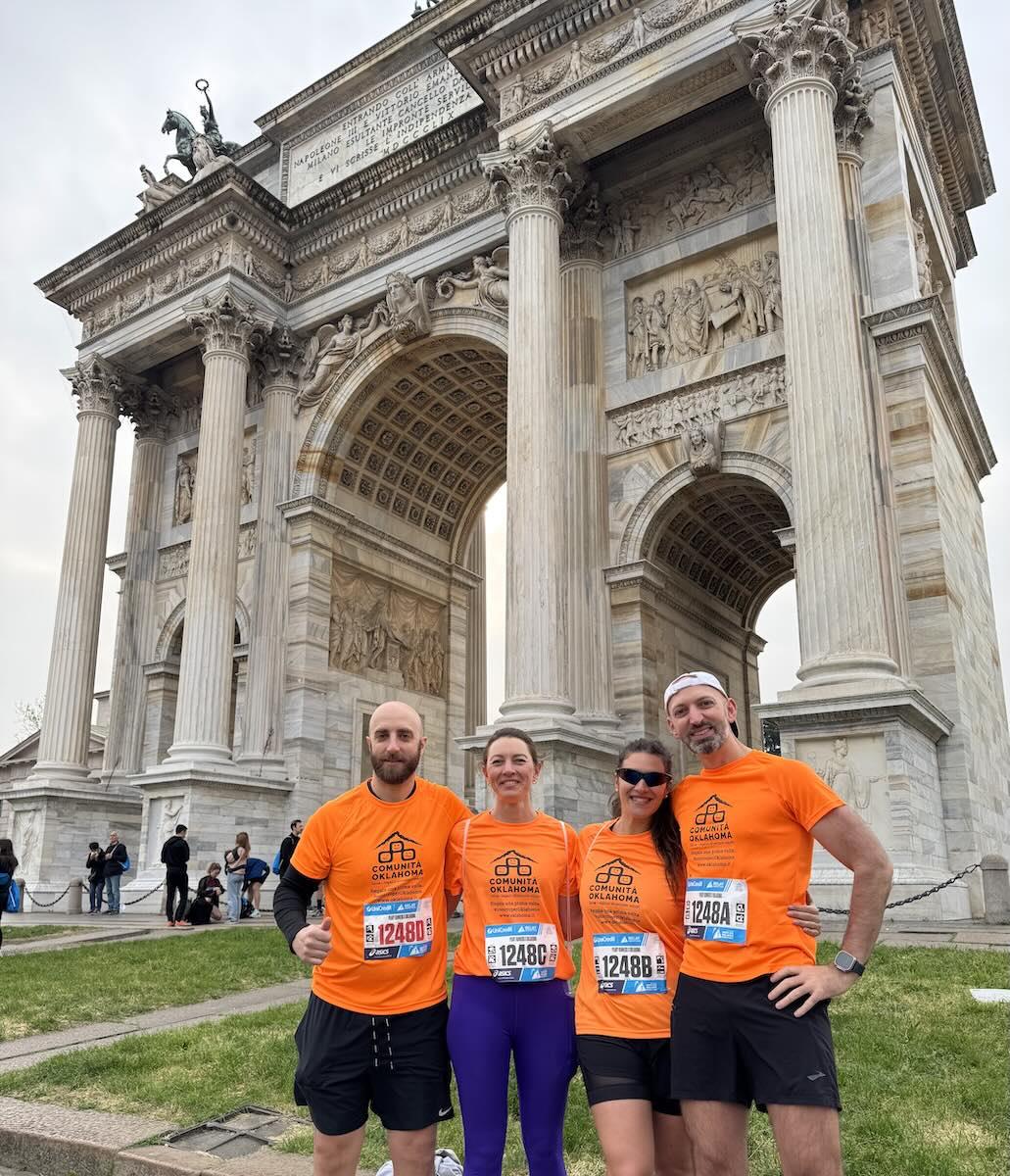 Dasù alla Milano Marathon 2026 per Comunità Oklahoma onlus