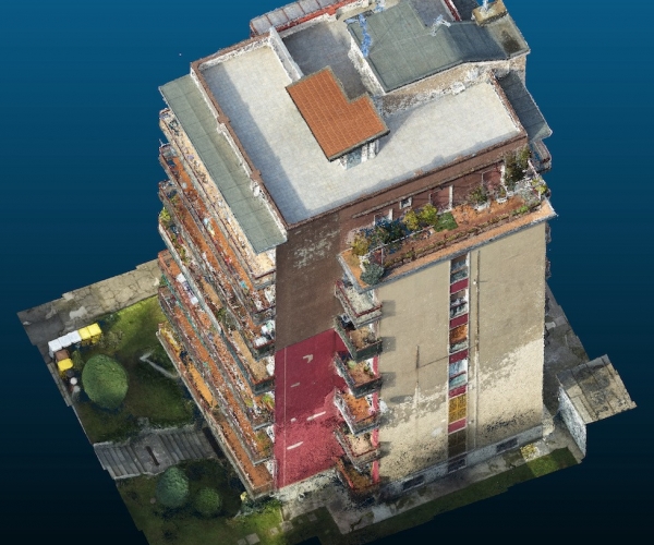 Rilievo Architettonico Condominio con Drone (Rho)