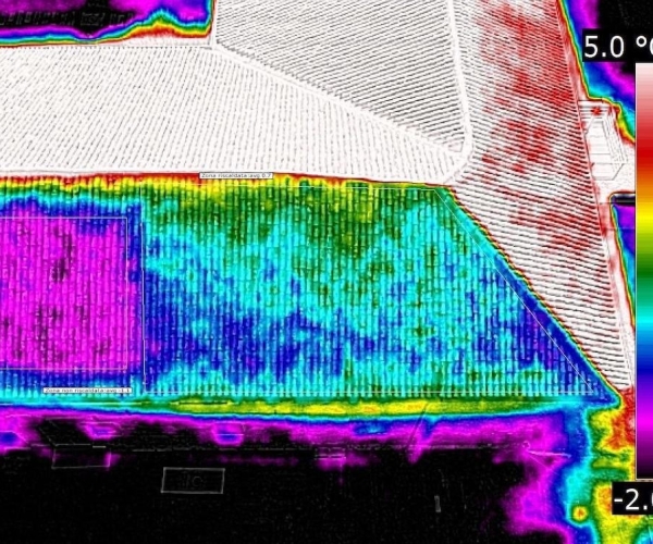 Termografia con Drone per Analisi Dispersione del Tetto a Opera (MI)